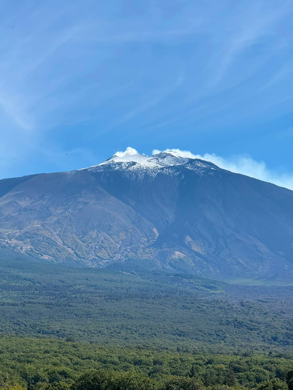 Menu dégustation de pistaches Bronte avec vue sur l'Etna 5