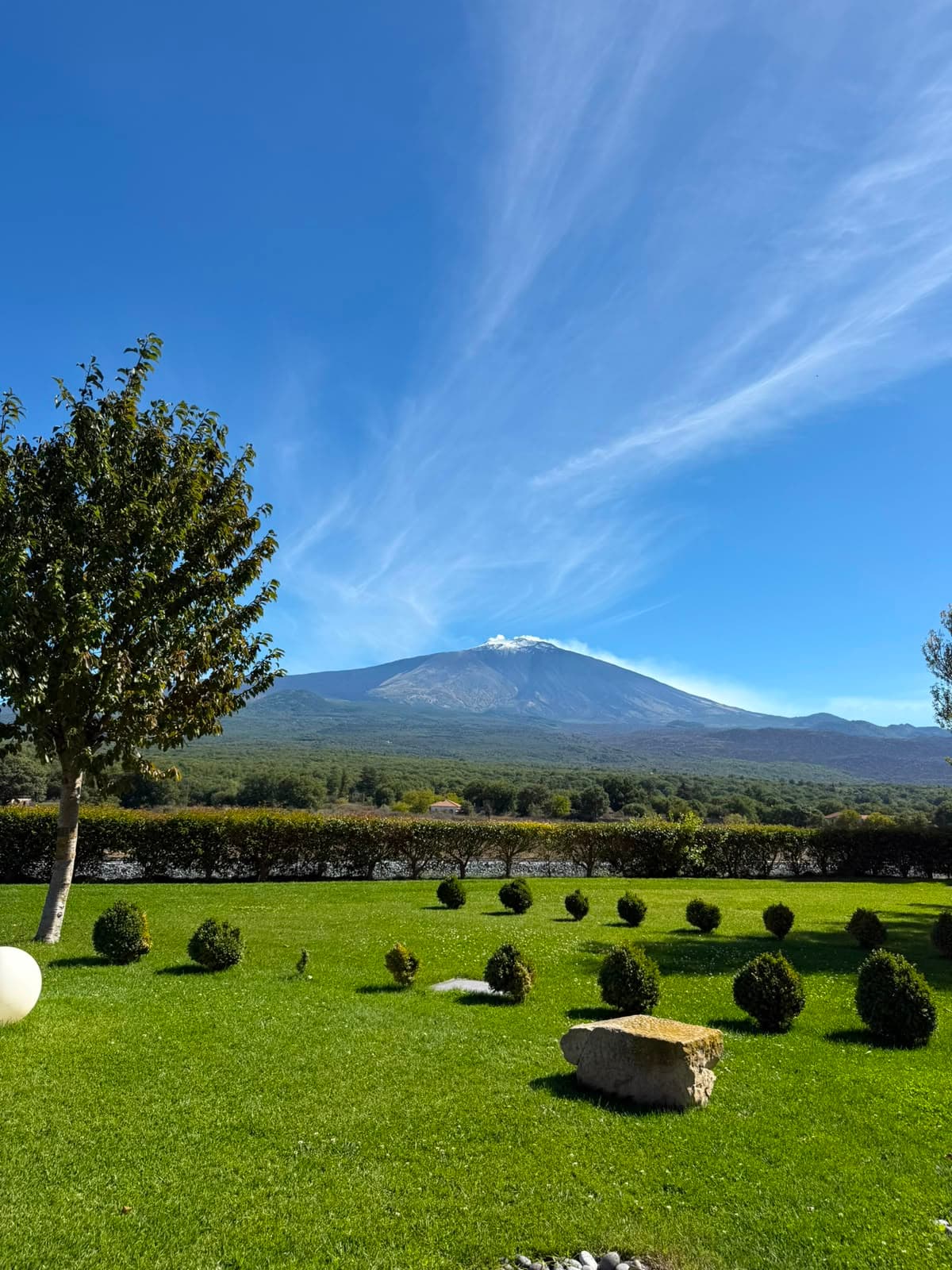 Menu dégustation de pistaches Bronte avec vue sur l'Etna 7