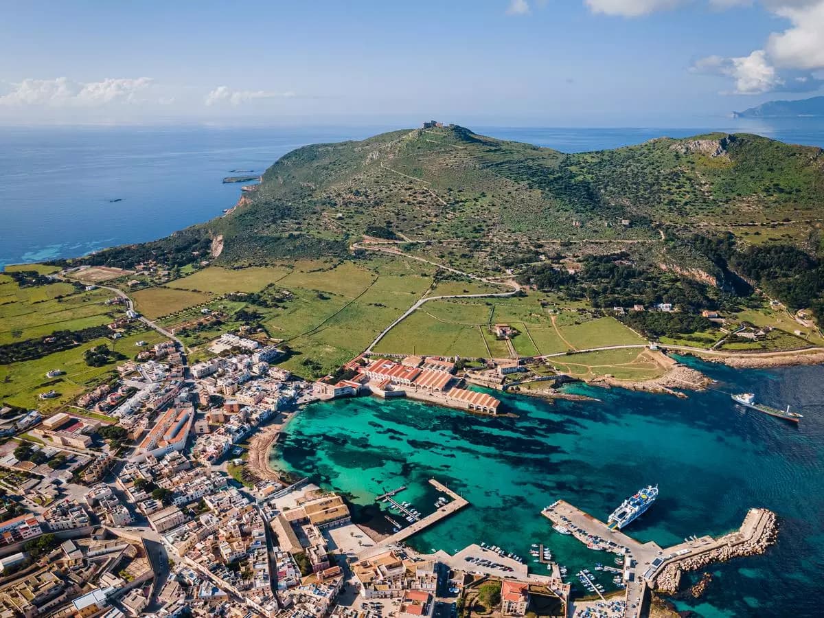 Sosta sull’isola di Favignana 