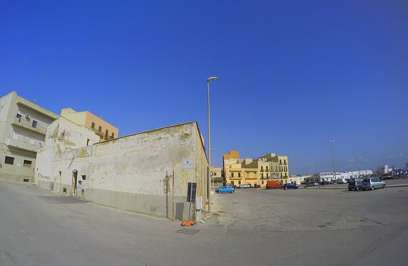 Centro storico di Trapani: la falce tra due mari